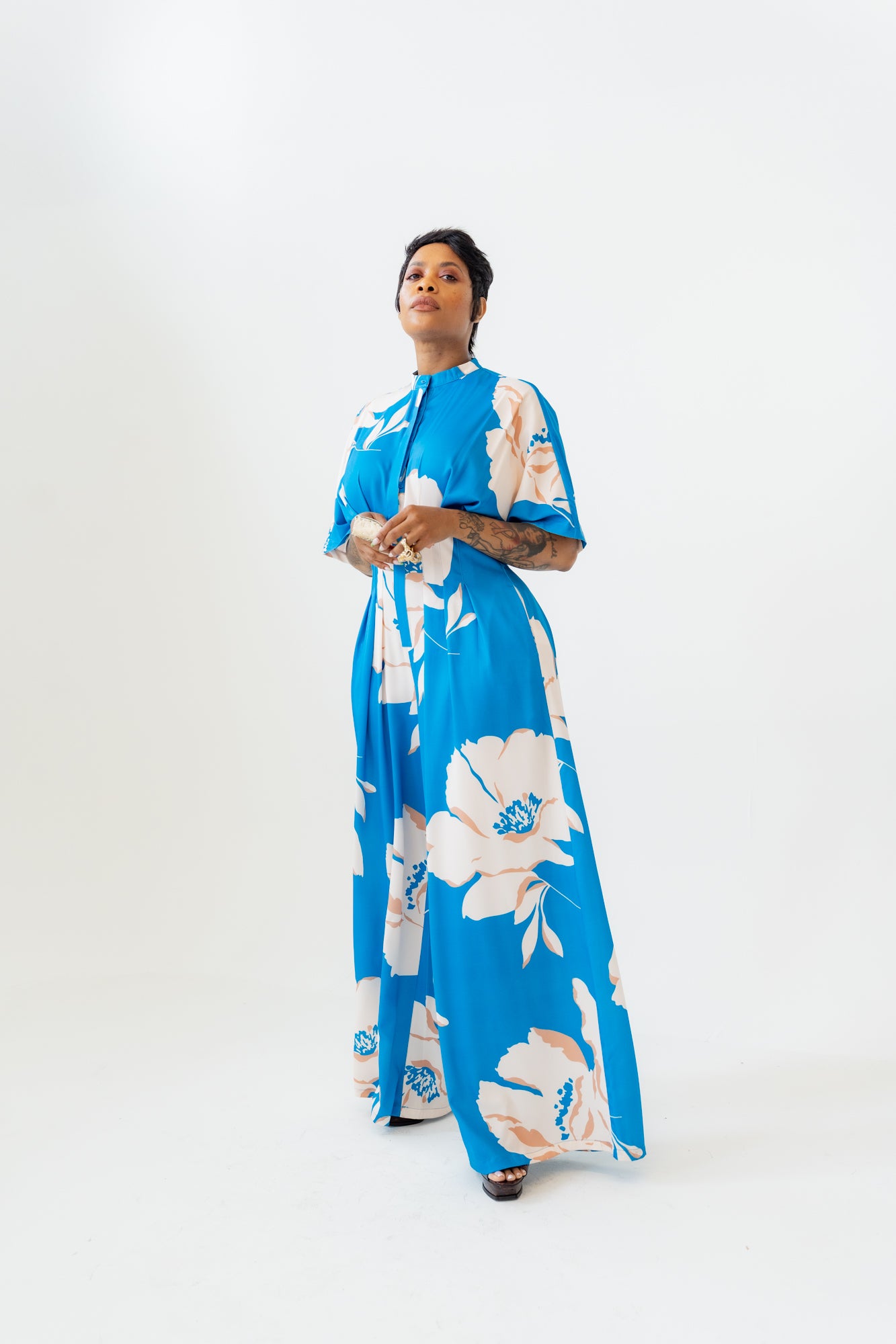 Azure Bloom Jumpsuit