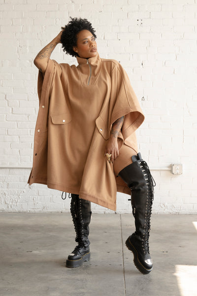  PONCHO ポンチョ　OHGA 新品 OHGAのケープコート ポンチョ